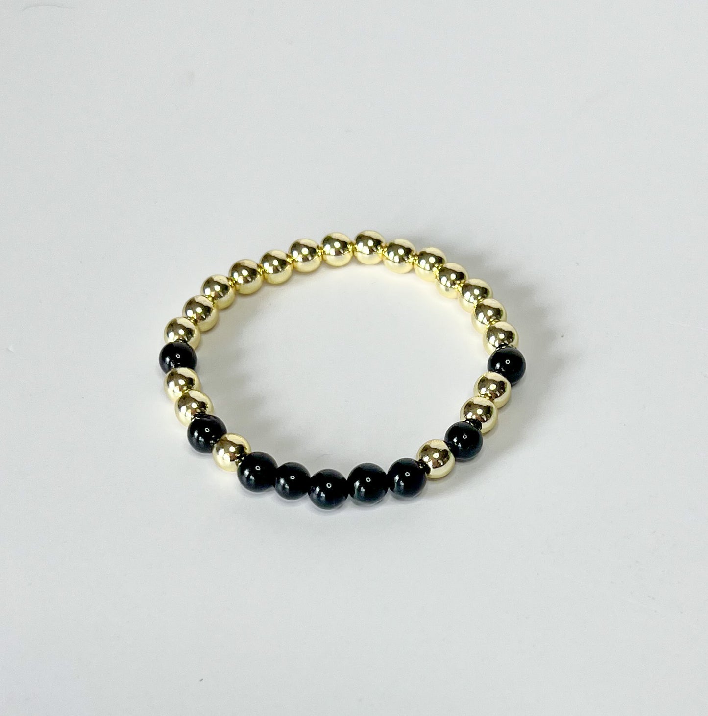 Field Goal Stacking Bracelet - Black