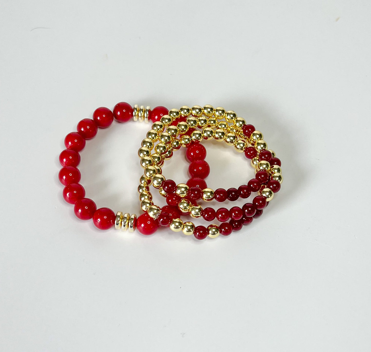 Starting Lineup Stacking Bracelet - Red