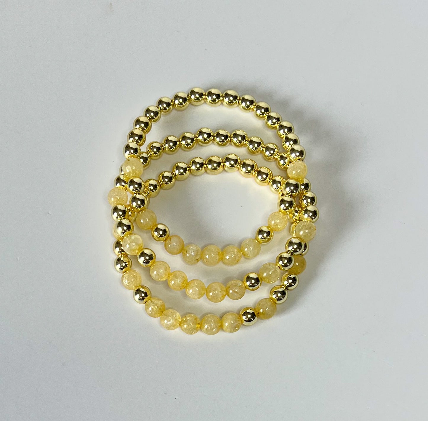 First Down Bracelet Stack - Gold