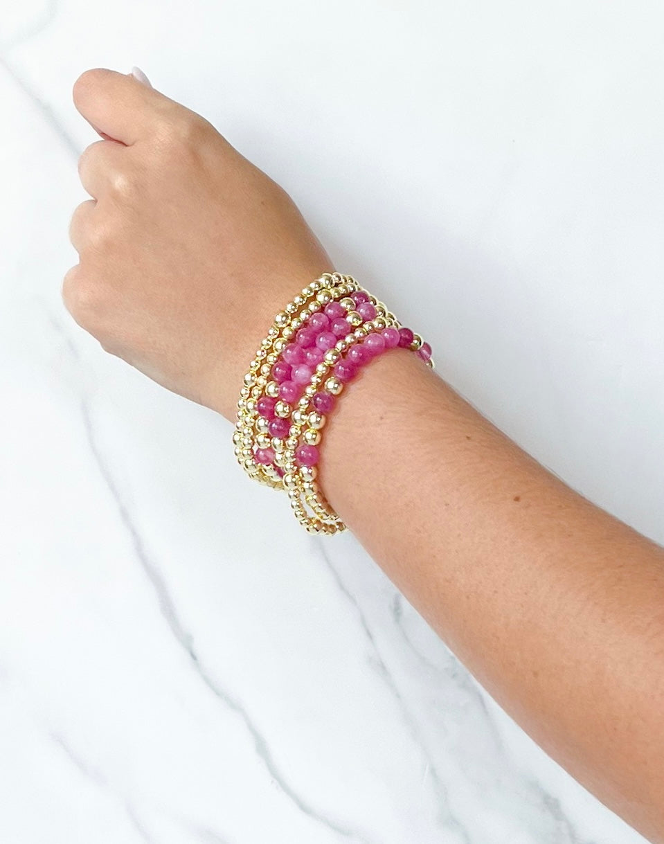 Katie Bracelet Stack - Autumn Rose