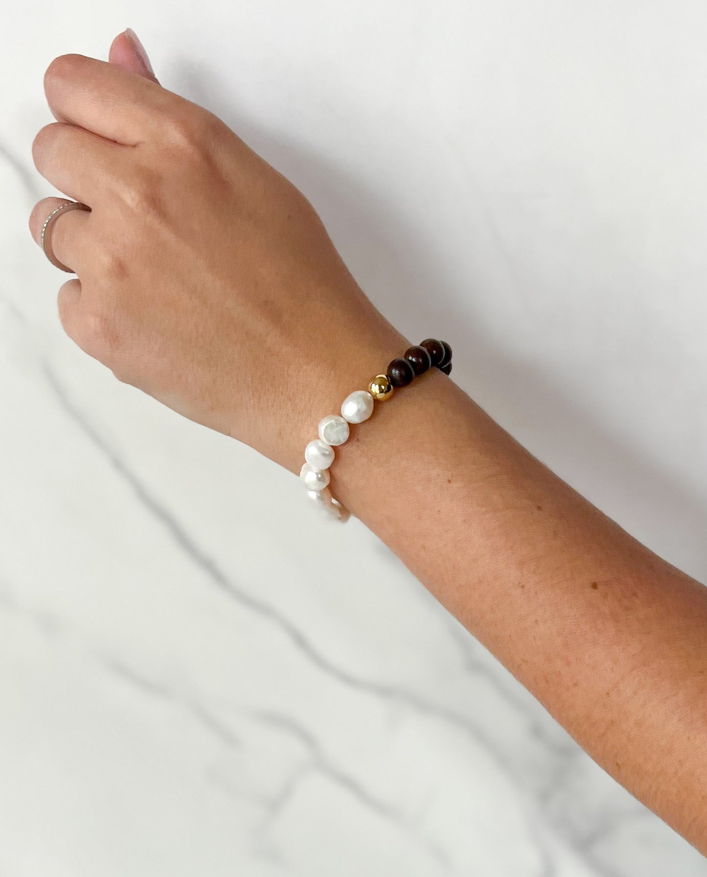 Indie Sandalwood Stacking Bracelet