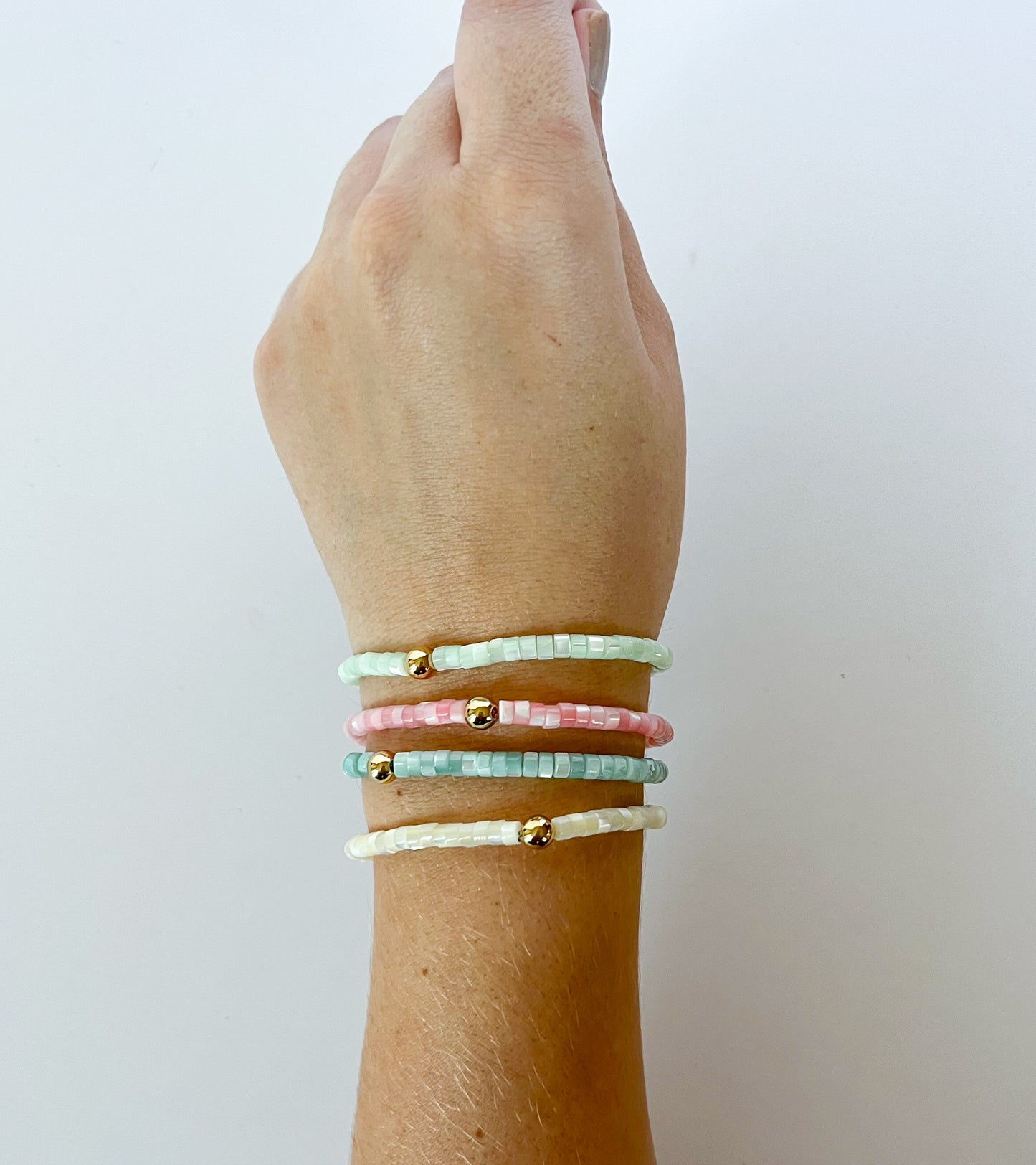 Lily Pearl Bracelet Stack