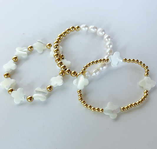 Clover Bracelet Stack