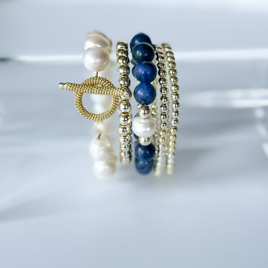 Cathering Stacking Bracelet  - Nantucket Navy